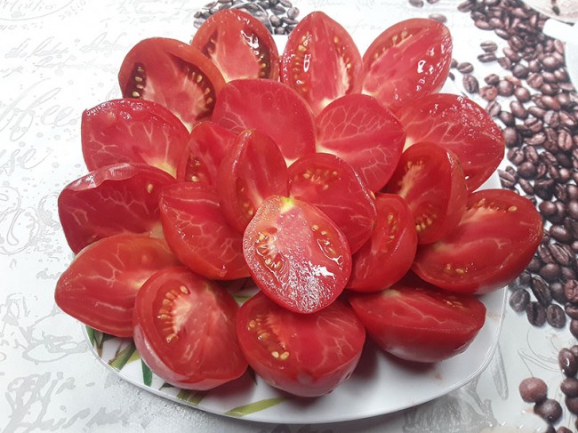 Семена: Томат Гном Чероки Тигр паста /Dwarf Cherokee Tiger Paste/ Семена: Томат Гном Чероки Тигр паста /Dwarf Cherokee Tiger Paste/